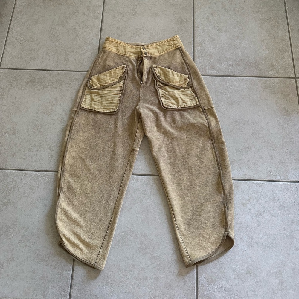Boho free people wide leg pants